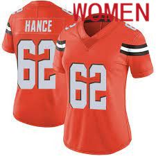 Women Cleveland Browns 62 Blake Hance Nike Oragne Game NFL Jerseys